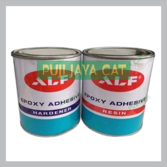 Terbaru Lem Epoxy ALF alfaglos 1set (1/4kg) Resin + Hardener