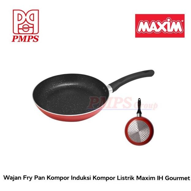 Wajan Fry Pan Kompor Induksi Kompor Listrik Maxim IH Gourmet 20cm