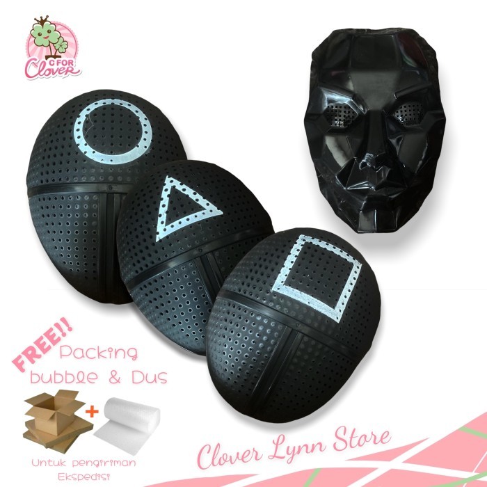 Meno - Squid Game Mask / Topeng Squidgame Murah Cosplay Frontman Import