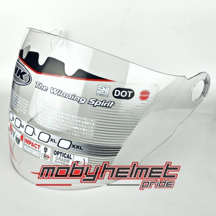 KACA HELM VISOR INK CX22 / CX 22 - CLEAR - ORIGINAL