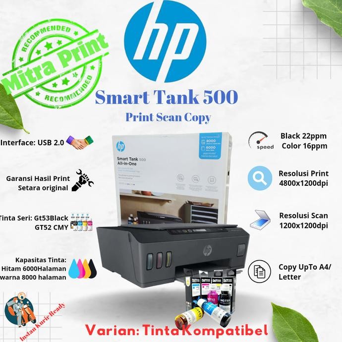Printer Hp Smart Tank 500 Pengganti Printer Hp 315 All In One Wandahamidun