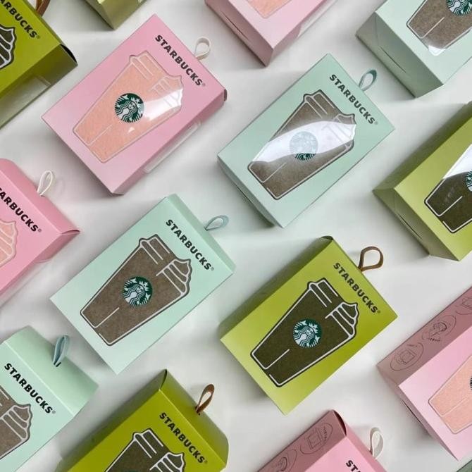 starbucks merchandise pouch makeup original import dompet kecil L82BJ