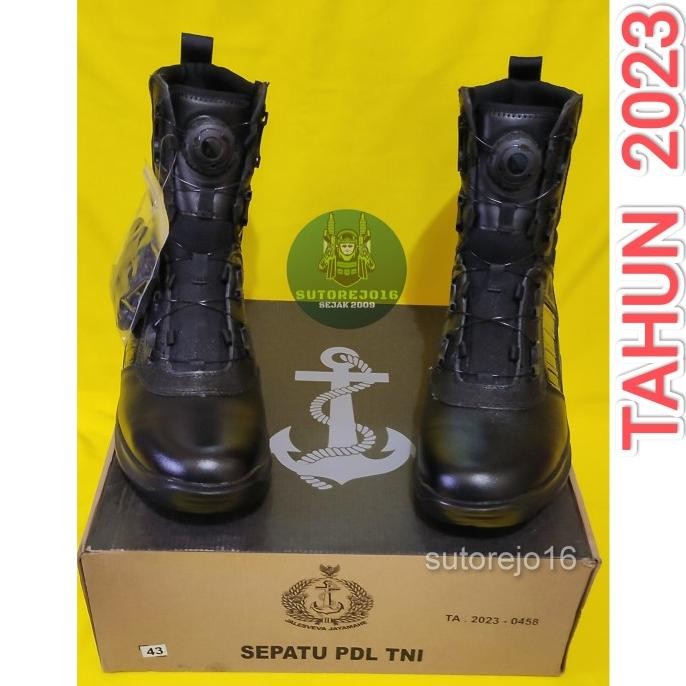 tali - sepatu tali putar pdl bocorocco navy tni al tahun 2023