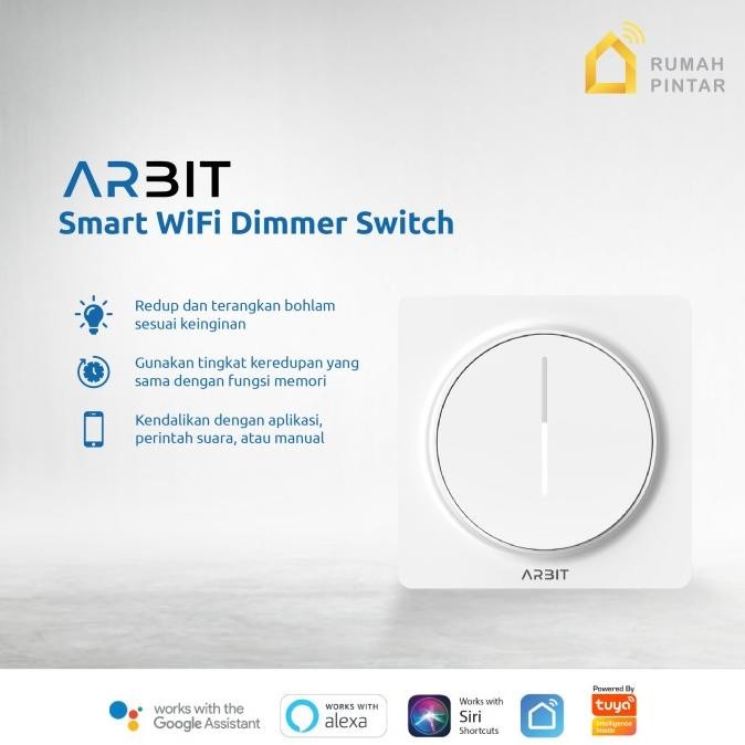 Switch - ARBIT Smart WiFi Saklar Redup Dimmer Switch TUYA
