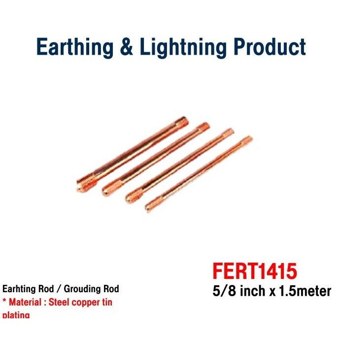 

Earhting Rod/Grouding Rod FERT1415 Merk FORT