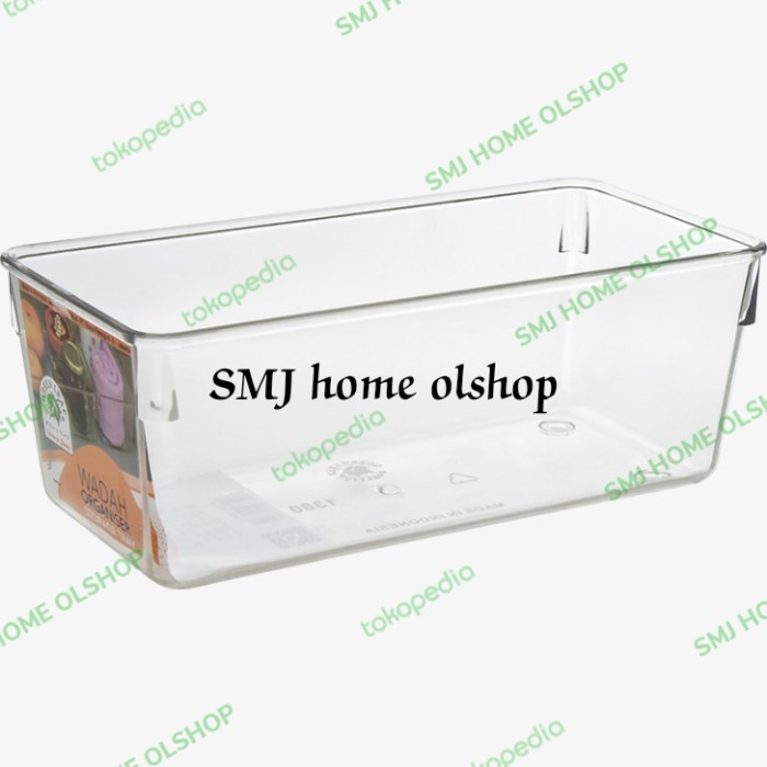 SALE GREEN LEAF Storage Tray Simply 1380 Wadah Serbaguna Acrilic Transparan