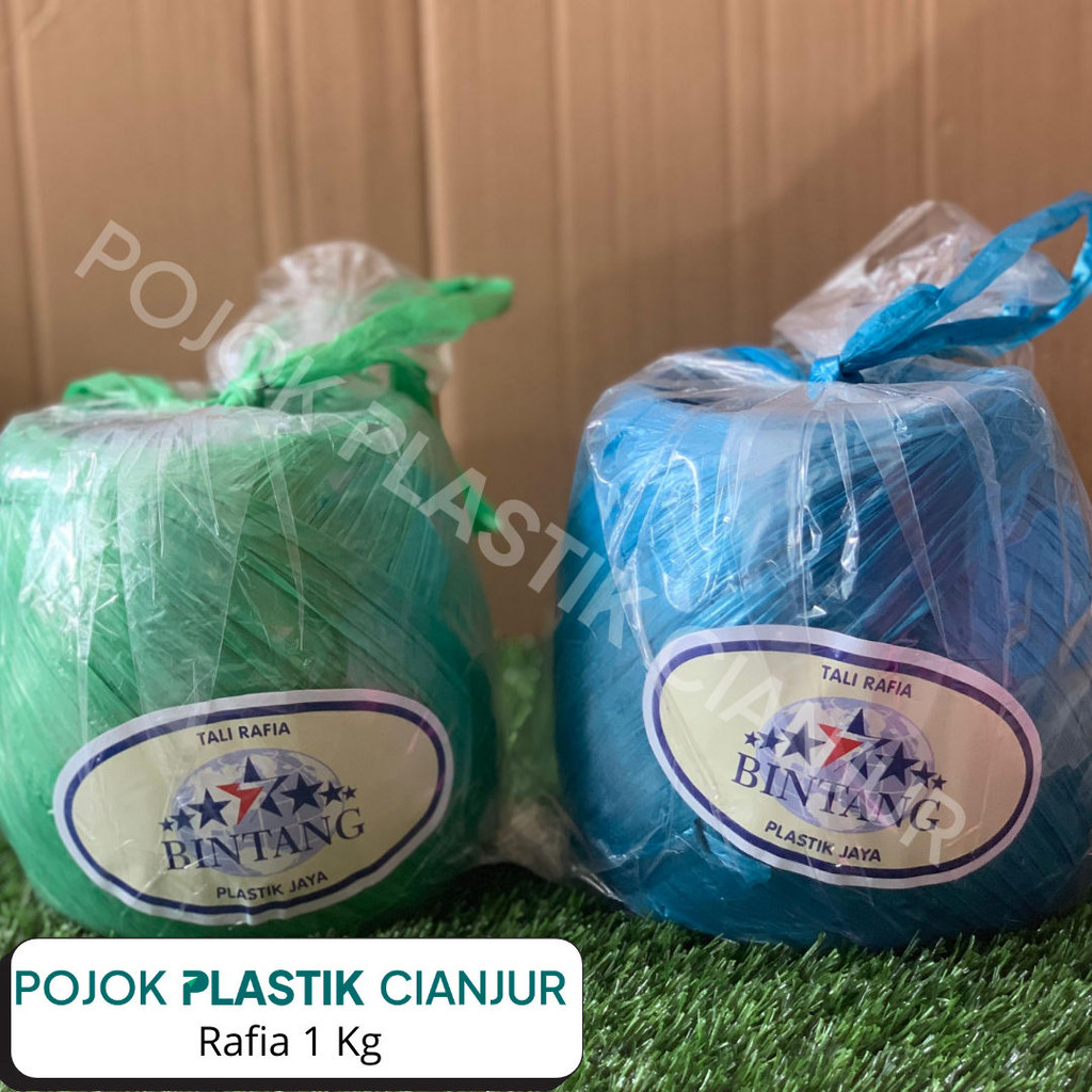 

Tali Rafia Plastik Warna BINTANG 1 Kg
