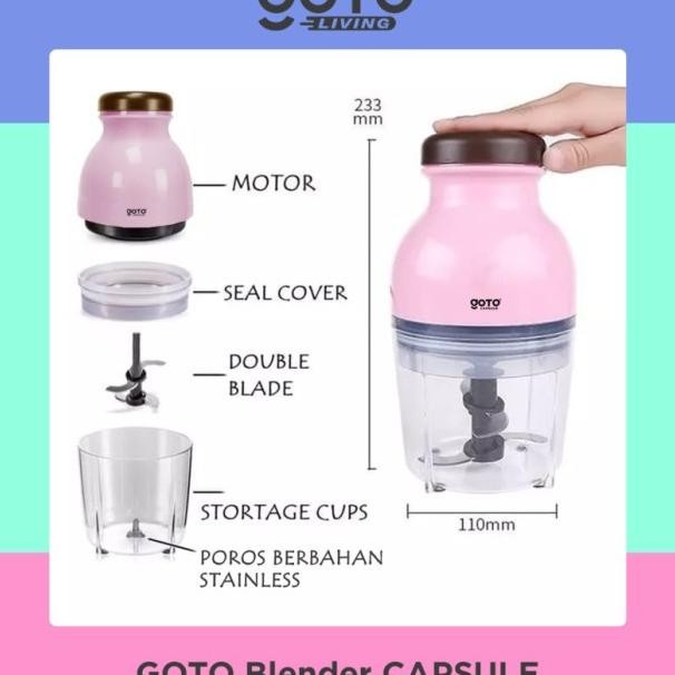 Goto Blender Capsule Cutter Quatre Kapsul Ni Serbaguna