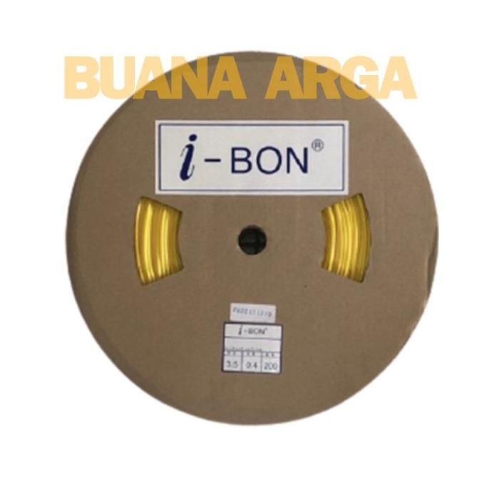 

Marker Tube IBON 3.5 untuk kabel 1.5mm Hijau / Kuning
