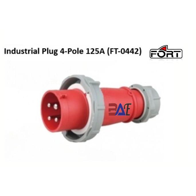 

Industrial Plug IP67 125A 4 Pole (FT-0442) - FORT