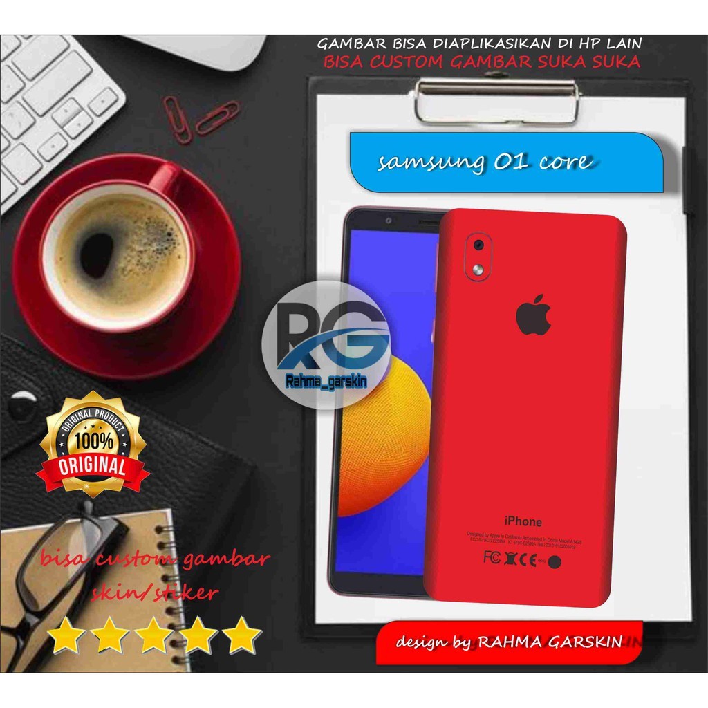 

BestSelling - Samsung A01 Core Motif Iohone 13 Via Chat Garskin Wrap Stiker Premium (FreeCustomOrder)