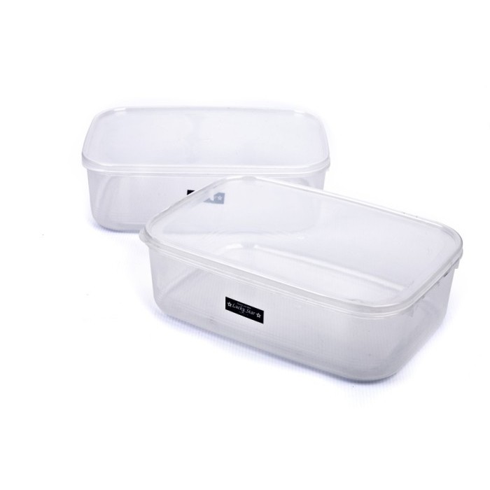 SPECIAL Toples Plastik Lucky Pack 2700 ml / 950ml Wadah Plastik / Tempat Kue