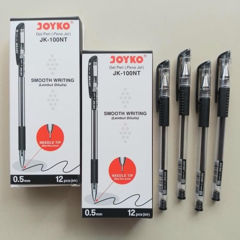

Terlaris Pulpen Gel Pen Joyko Jk-100Nt ( 12 Pcs ) [ Original ]