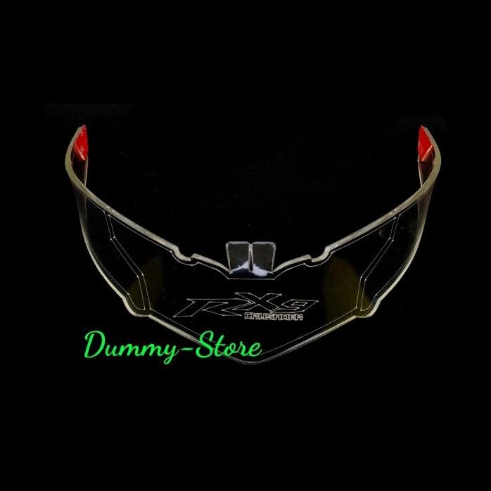 SPOILER HELM NHK RX9 CLEAR, FREE STIKER...