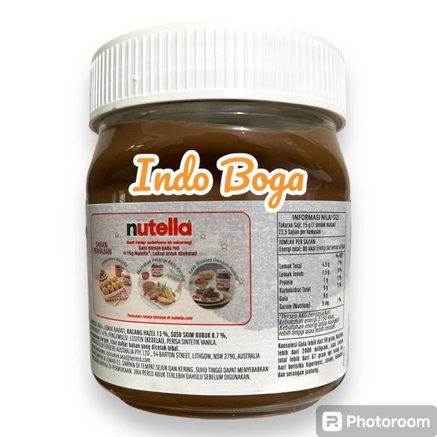 

Nutella Chocolate Hazelnut Spread 350 Gram / Nutella Selai Coklat Hazelnut 350Gr