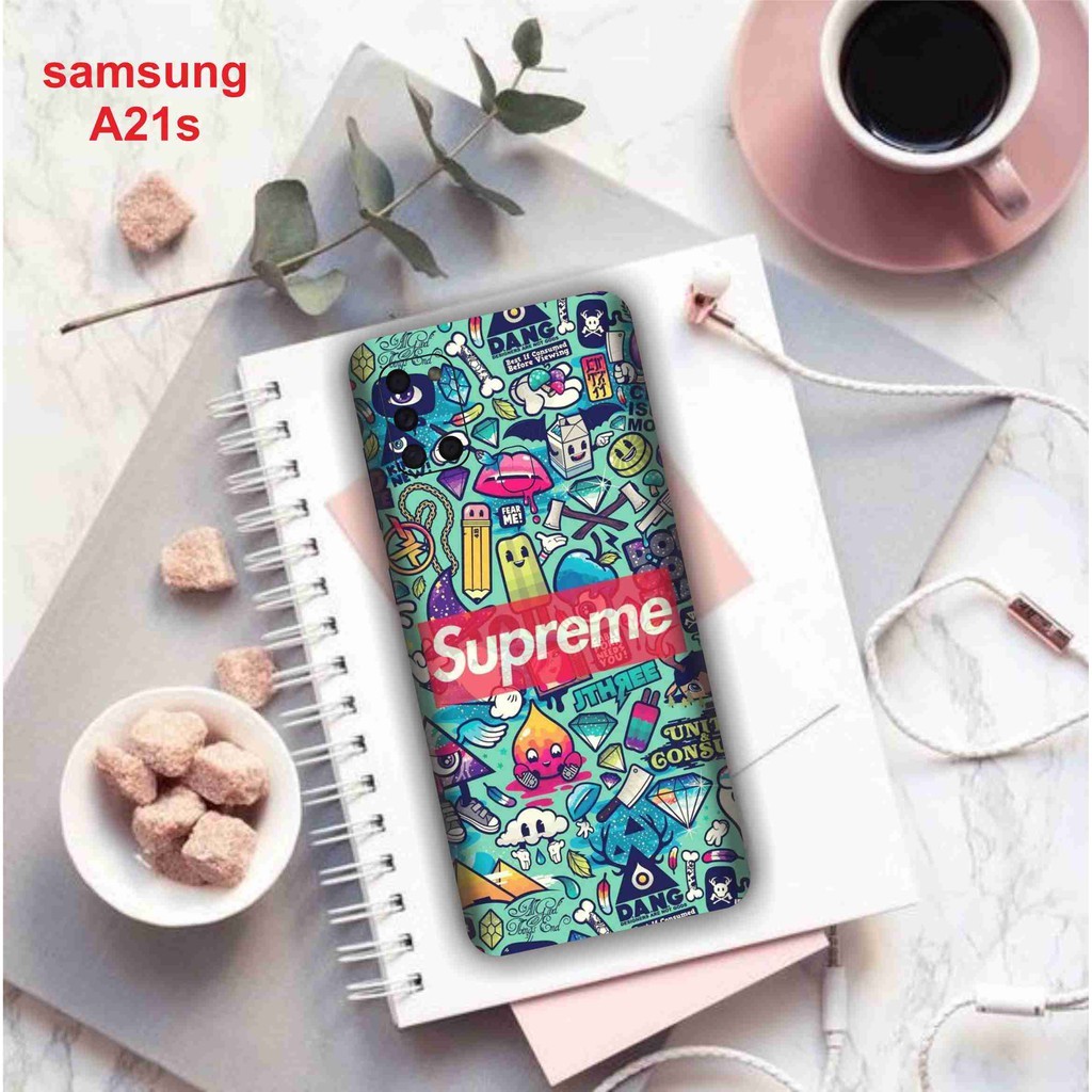 

BestSelling - Samsung A21s Motif Supreme 1 Via Chat Garskin Wrap Stiker Premium (FreeCustomOrder)