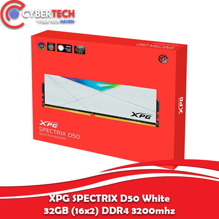 Adata XPG DDR4 Ram Spectrix D50G 32GB (16x2) 3200mhz