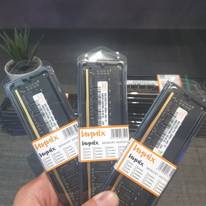 RAM MEMORY PC MEREK HYNIX 8GB 2RX8 PC4-2666V-UA0-10 BARU