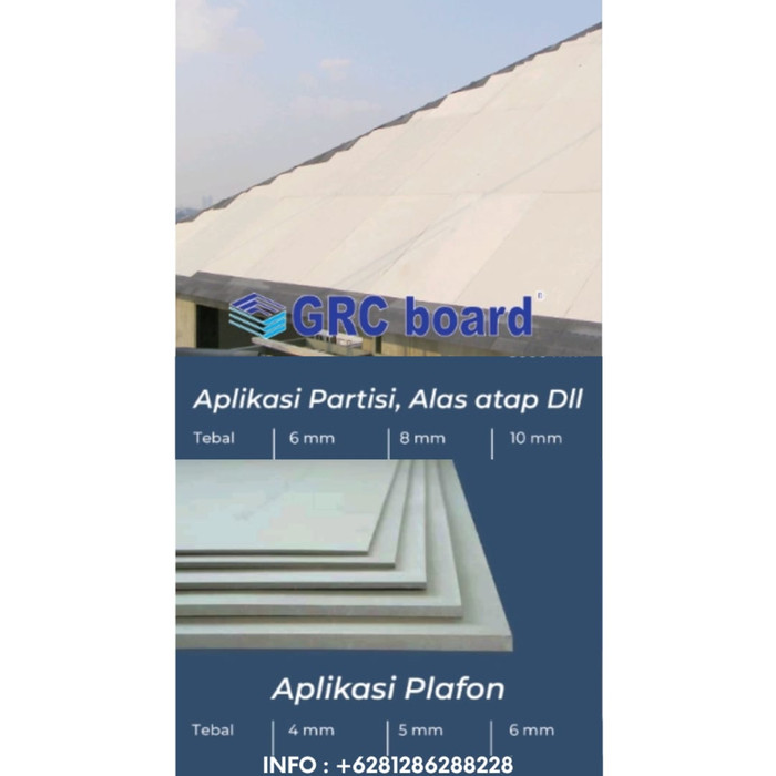 [Cuci Gudang] Grc Board 8Mm