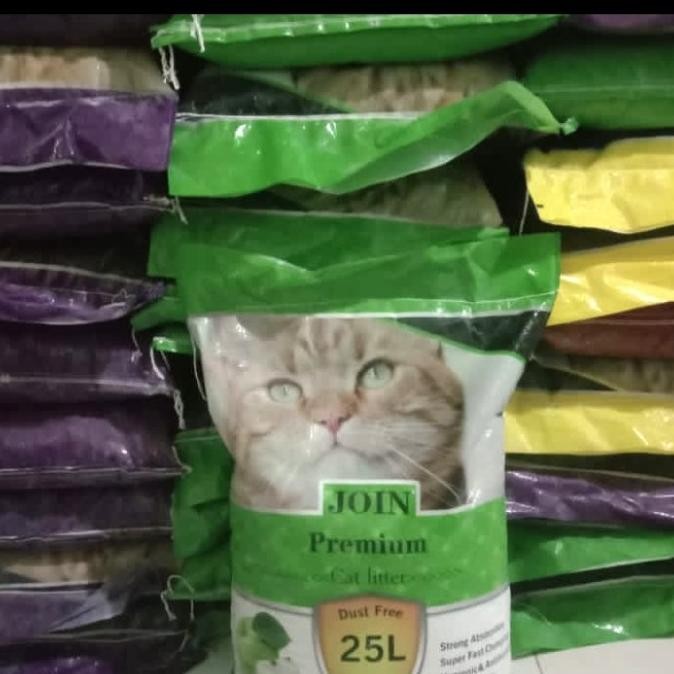 TERLARIS - Pasir JOIN 25liter pasir wangi kucing join 25liter Gojek/Grab