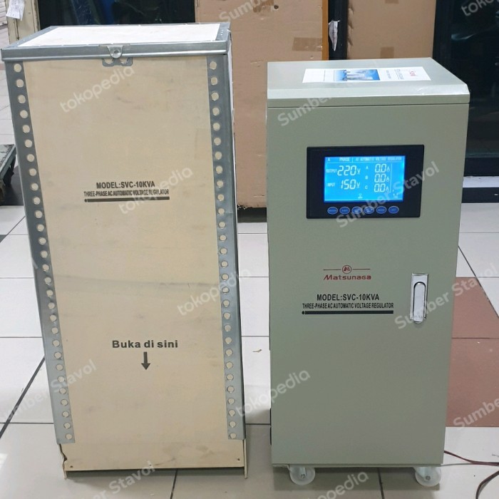 Promo Stabilizer Matsunaga 10 Kva 3 Phase - 10000 Va 3 Phase