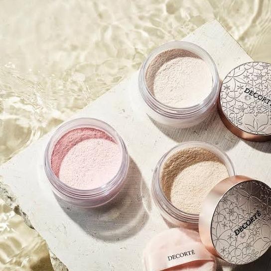Decorte Face Powder, Loose Transparent Setting Tone Up Powder Loose