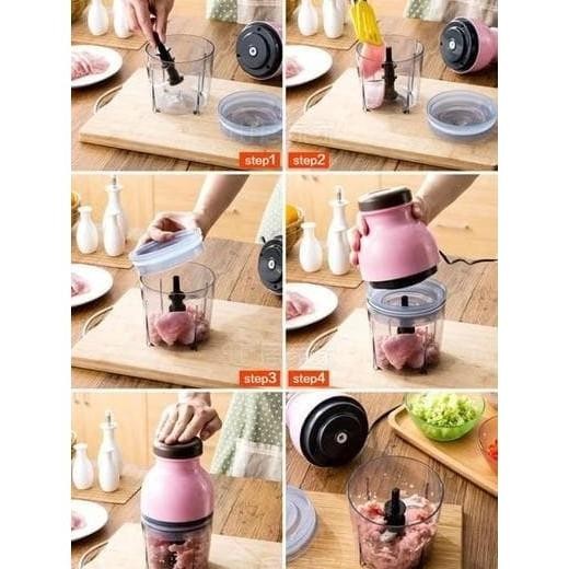 Hang Yan Blender Kapsul Electric 450 Ml Blender Mpasi Blender Chopper Jus Dan Ggiling Daging