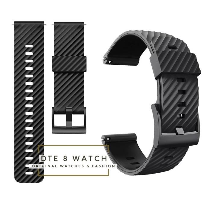 STRAP JAM TANGAN SILIKON RUBBER 24MM VT QUICK RELEASE