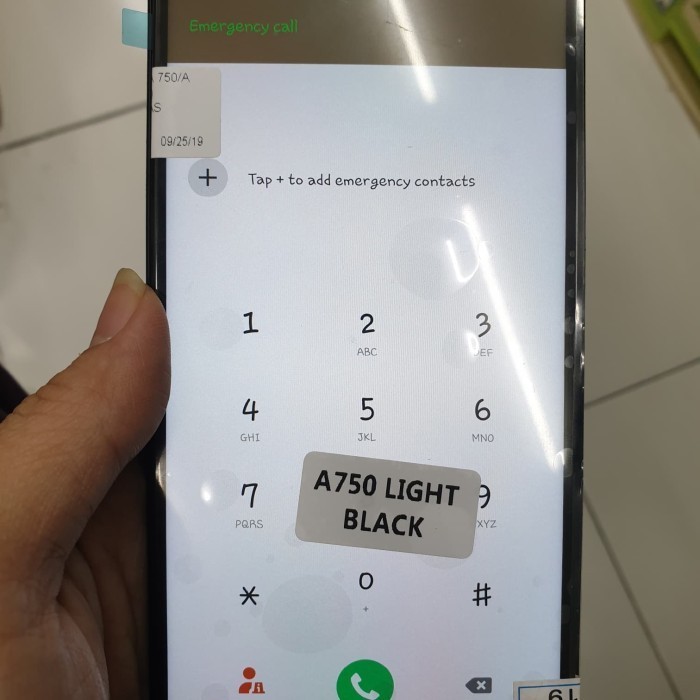 LCD SAMSUNG A750 A7 2018 ORI CONTRAS FULLSET