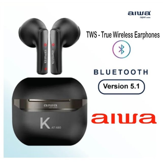 TWS wireless in-ear bluetooth earphone earbuds headphone AIWA AT-X80K