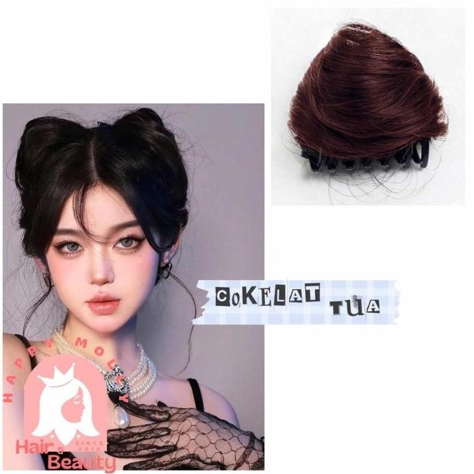 1 PCS BUN WIG CEPOL - JEPITAN KONDE RAMBUT WANITA KOREA - SANGGUL