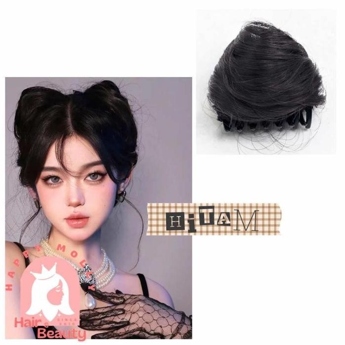 1 PCS BUN WIG CEPOL - JEPITAN KONDE RAMBUT WANITA KOREA - SANGGUL