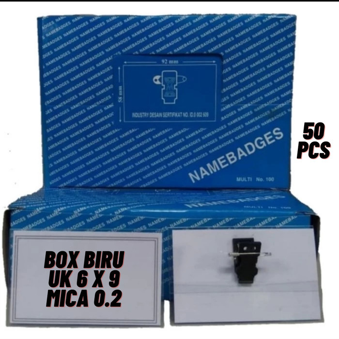 

Sale Namebadges Id Card Multi No 100 (Biru)