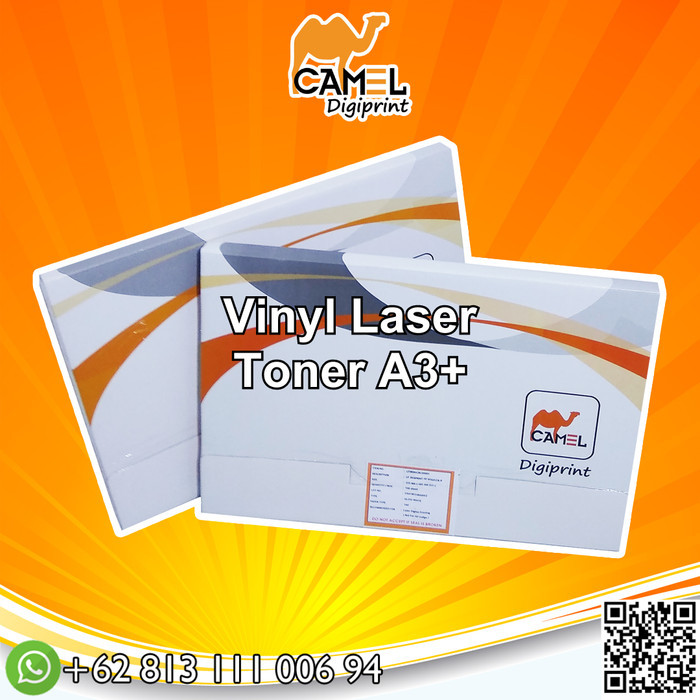 

TERMURAH - PROMO sticker vinyl laser A3+ CAMEL DIGIPRINT White Gloss&Transparan