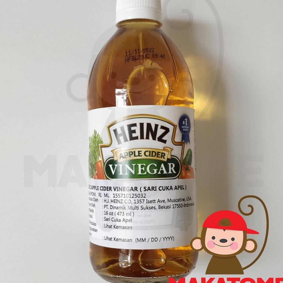 

Heinz Cider Vinegar 16 Oz 473Ml Sari Cuka Apel 5% Acv 473 Ml