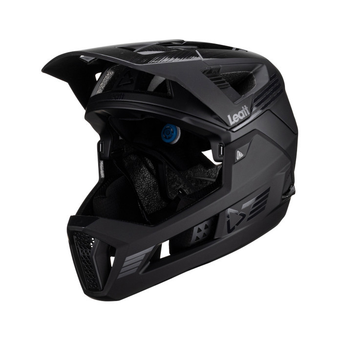 Helmet Leatt 4.0 Enduro Stealth / Helm Convertible chin bar Enduro DH