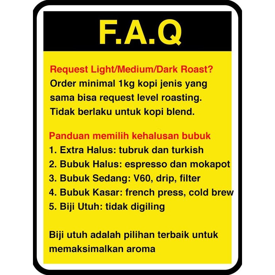 

Biji Kopi Bubuk Robusta Dampit Dark Roast Side 1 Kg 1Kg