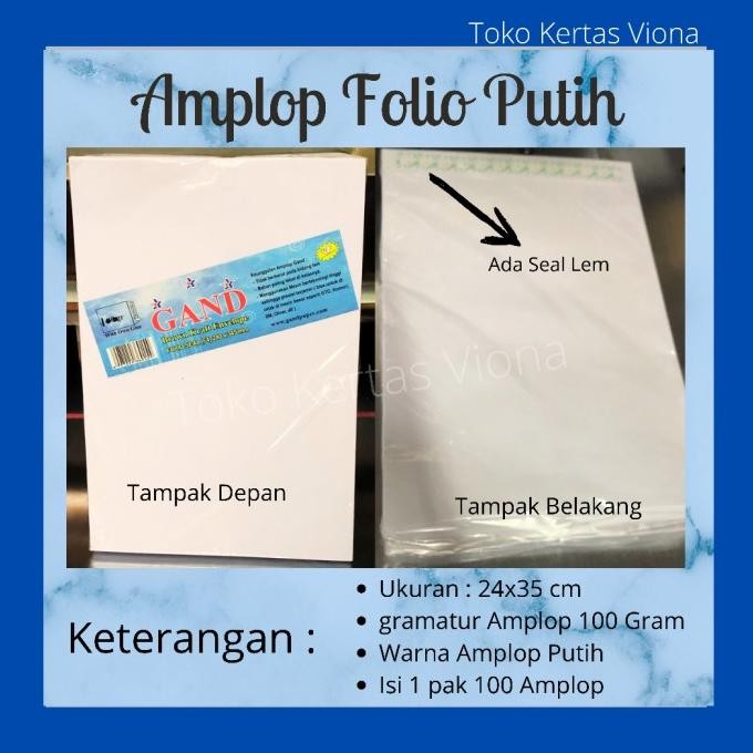 

Terbaru amplop putih folio