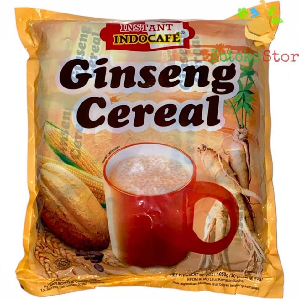 

Indocafe Ginseng Sereal Instant Isi 30 Sachet / Indocafe Instant Ginseng Sereal