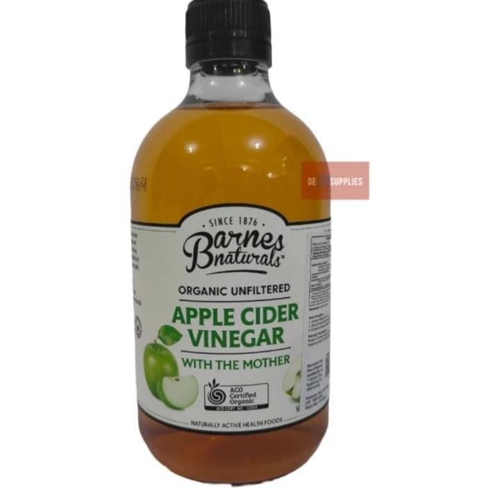

Barnes Naturals Cider Vinegar Organic 500Ml - Cuka Apel Australi