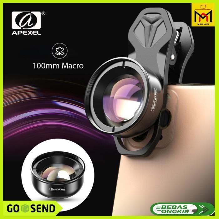 Apexel Lensa Makro 100 Mm Lensa Kamera Smartphone Universal 4K Hd