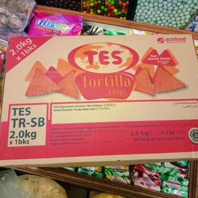 

Keripik Tortila Tes 1 Dus