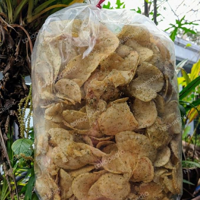 

Keripik Kentang Rasa Rumput Laut Kiloan Kemasan 1Kg