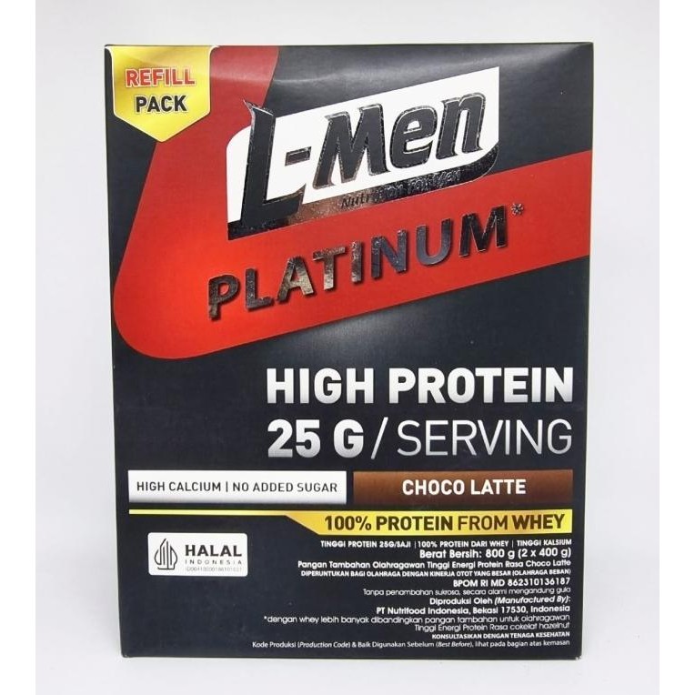 L-Men Platinum Whey 800 grams Protein L Men LMen Susu Gym Fitness Diet