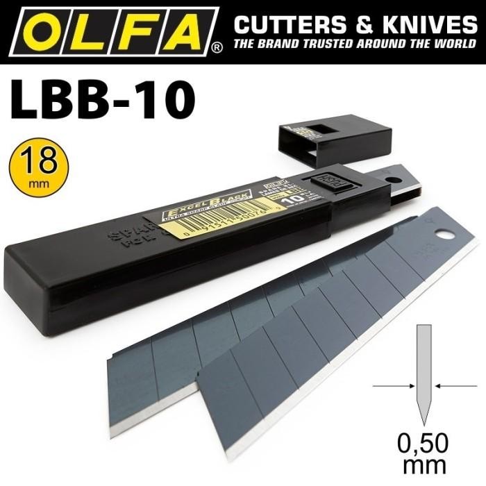 

Refill Cutter 18Mm Spare Blade Lbb-10 (10Pcs / Pack) Olfa