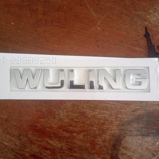 EMBLEM BAGASI "WULING" UNTUK MOBIL WULING