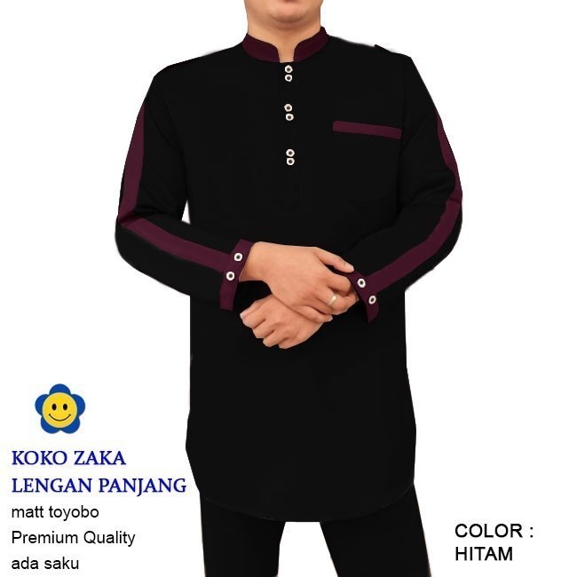 Baju Peria Distro Kokoh Jubah Premium Gamis Koko Leberan Bju Pakean Cowo Idul Fitri Koko Panjang Jub