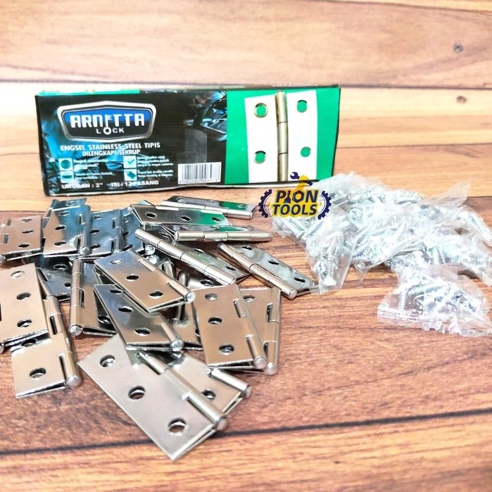 ED593 ARNETTA ENGSEL PINTU JENDELA 2" STAINLESS SS 2 inch 5 cm HEMAT