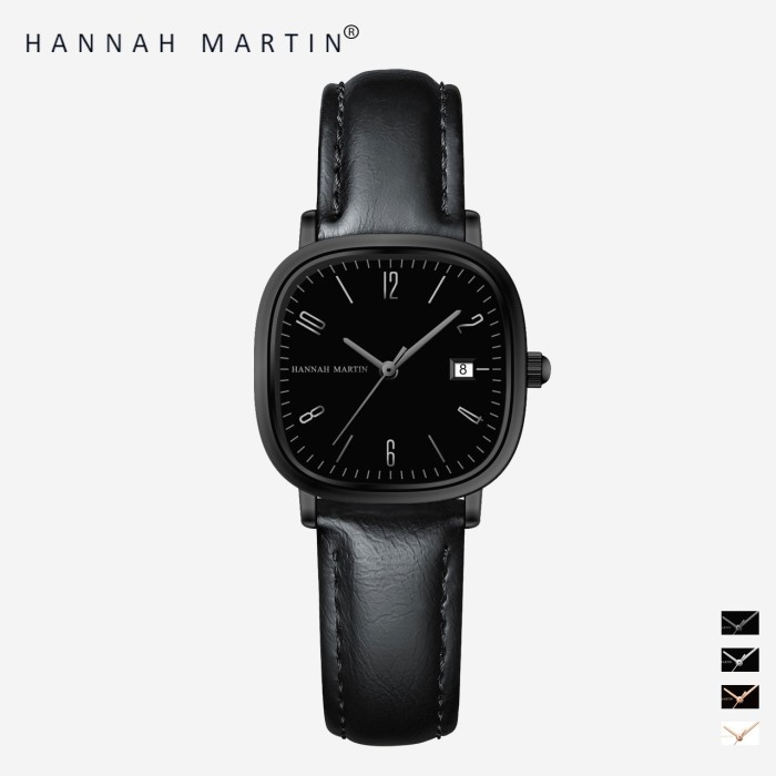 Promo HANNAH MARTIN 1651 Jam Tangan Wanita 100% Original Korean Model Terbaru Keren Quartz CEWEK Kul