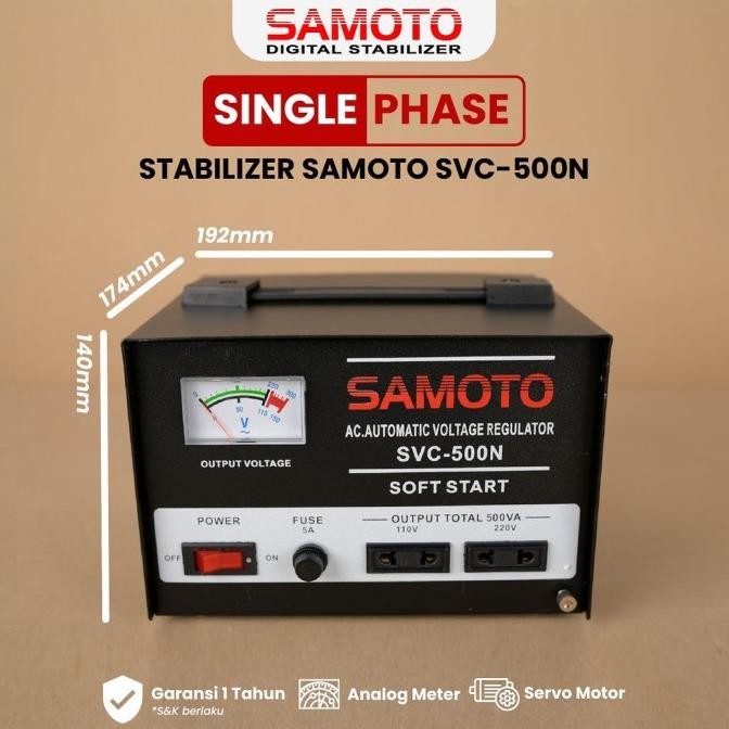 TERLARIS - Stabilizer AVR Stavolt Samoto SVC 500va 1000va 1500va 350w 700w 1000w